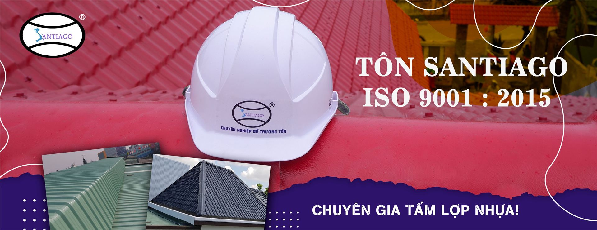 SANTIAGO - Chuyên gia tấm lợp tôn ngói nhựa PVC ASA