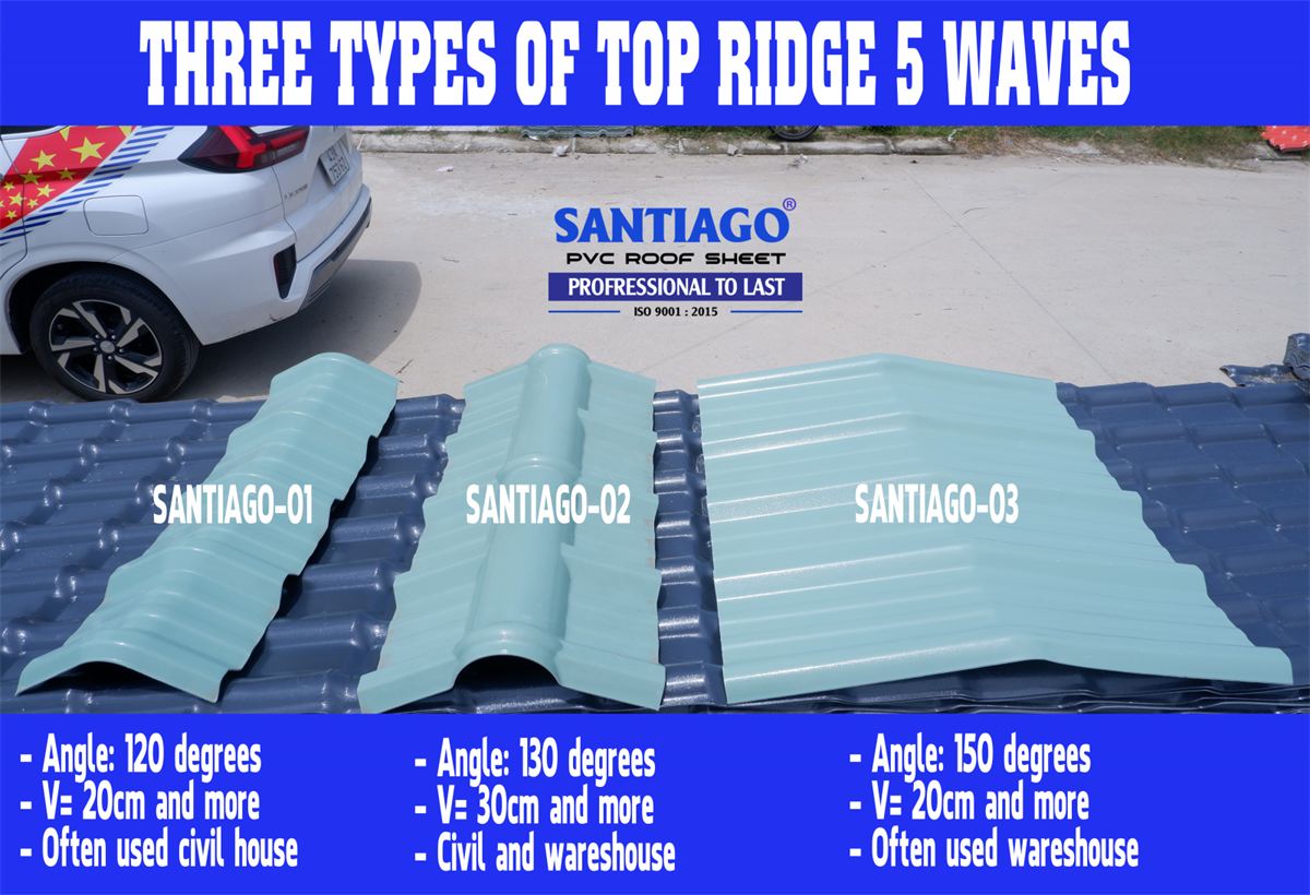 3 topridge of asa pvc 5 waves