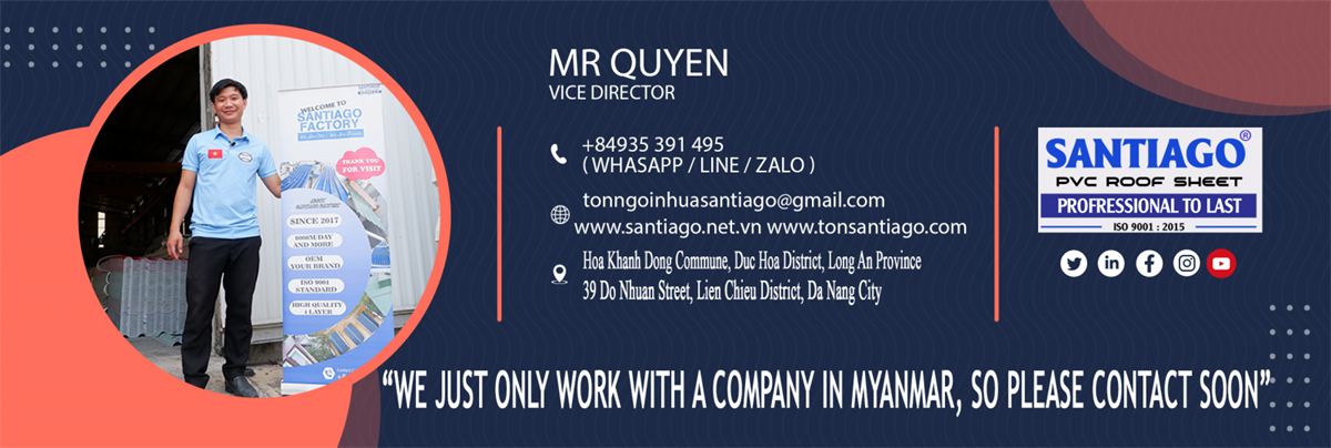 Contact Santiago roofing sheet manufacturer