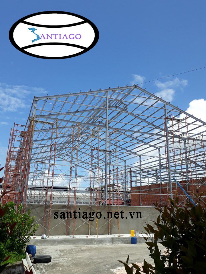 khung kèo lợp tôn nhựa