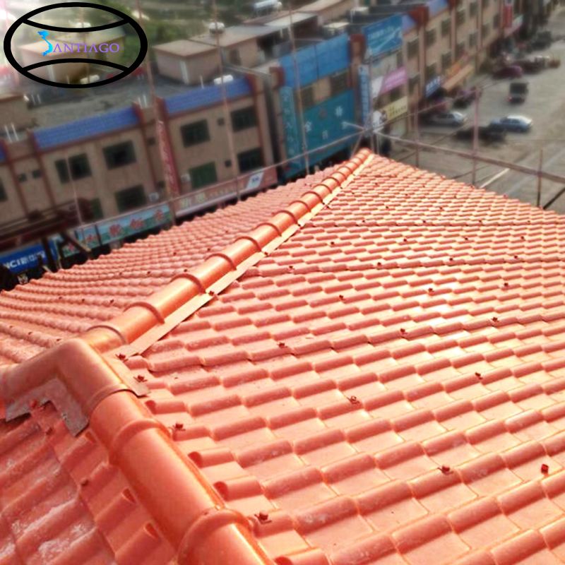 mái ngói nhựa màu cam