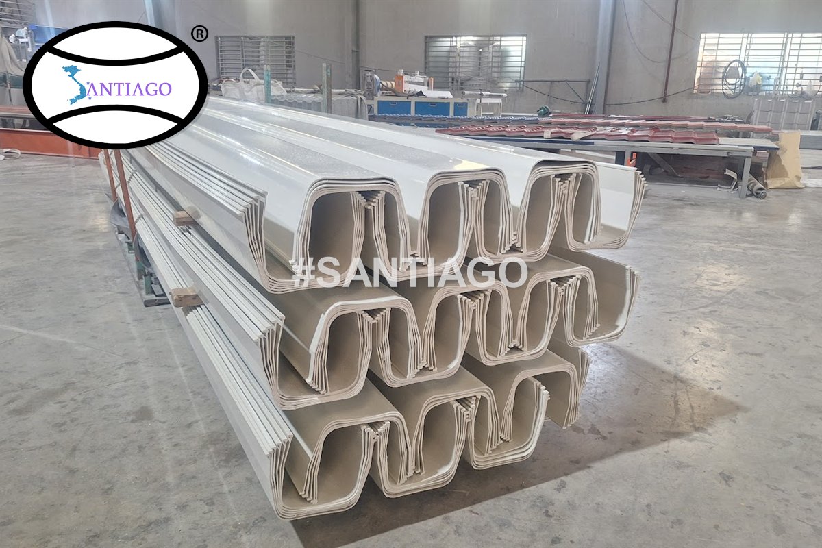 Kho máng xối nhựa PVC Santiago
