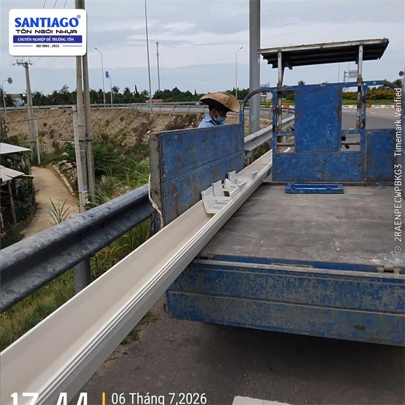 Máng xối nhựa PVC Santiago