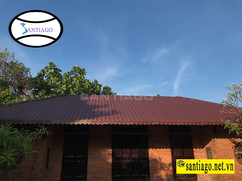 ngói nhựa santiago màu socola