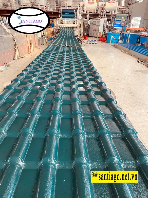 Ngói nhựa màu xanh rêu