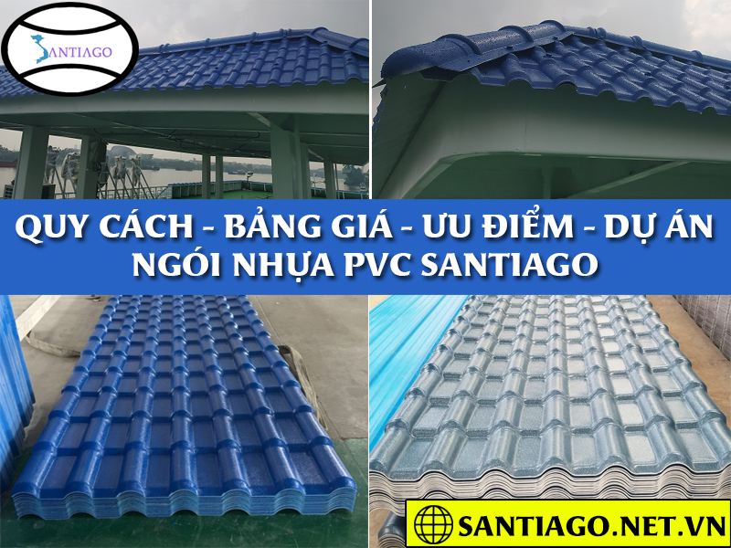Ngói nhựa PVC quy cách, bảng giá, ưu điểm