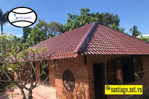 Mái ngói nhựa màu socola