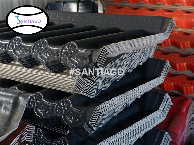 Kho ngói nhựa âm dương Santiago xếp theo màu