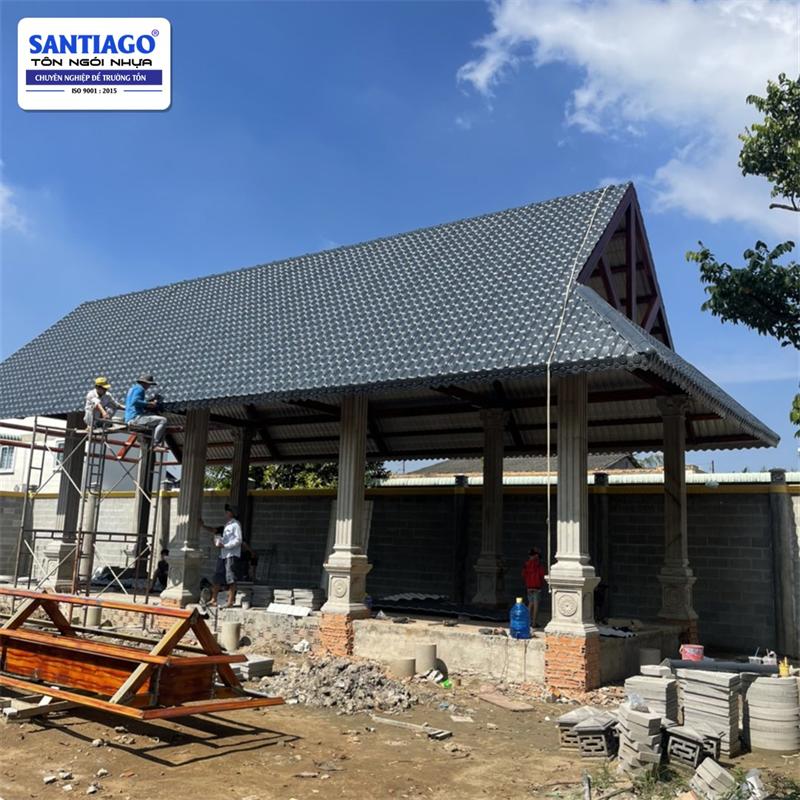 Công trình thực tế: mái ngói nhựa