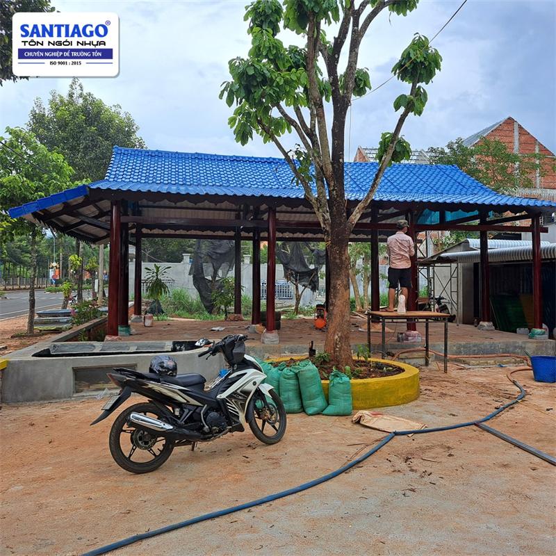 Công trình thực tế: mái ngói nhựa