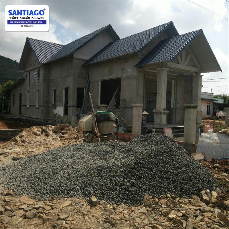 Công trình thực tế: mái ngói nhựa