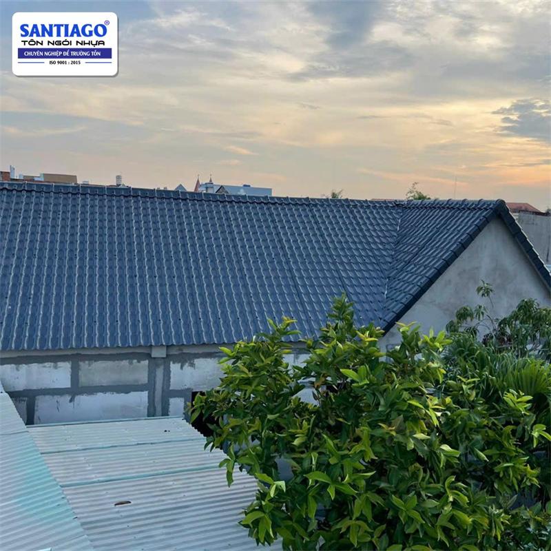 Công trình thực tế: mái ngói nhựa
