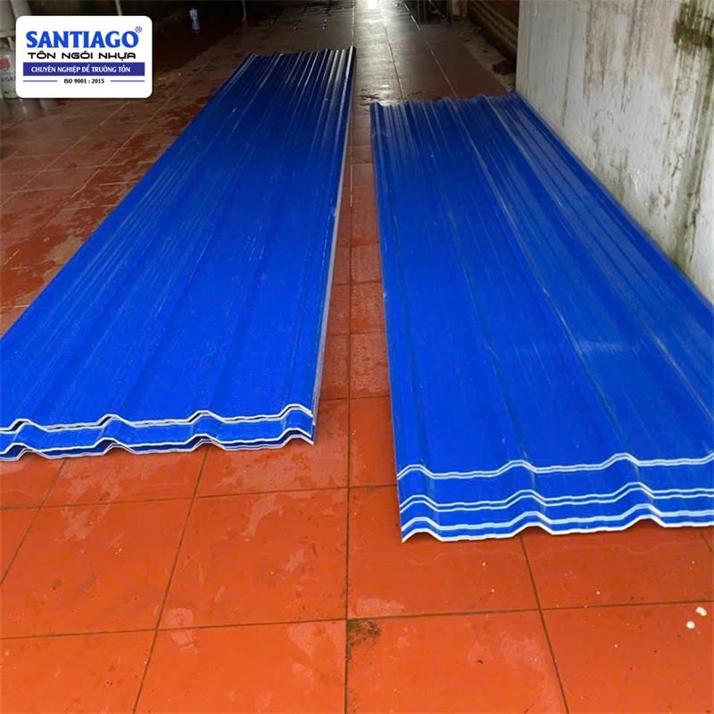 Ngói nhựa Santiago giao tới công trình