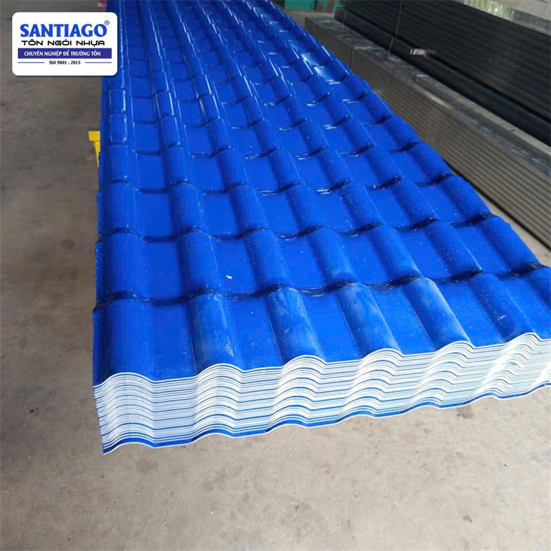 Ngói nhựa Santiago giao tới công trình