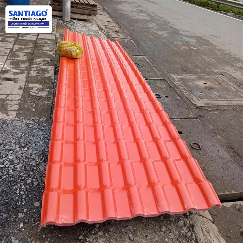 Ngói nhựa Santiago giao tới công trình