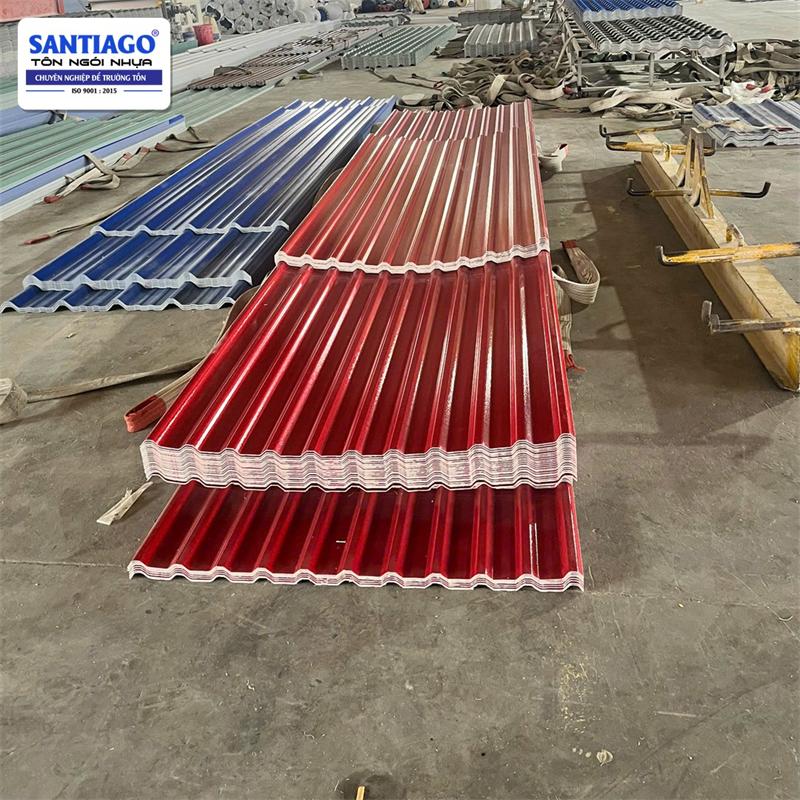 Ngói nhựa Santiago giao tới công trình