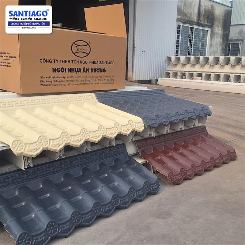 Ngói nhựa Santiago tại kho