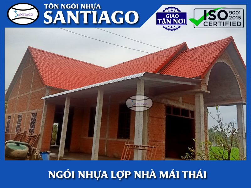 Ngói nhựa lợp nhà mái Thái