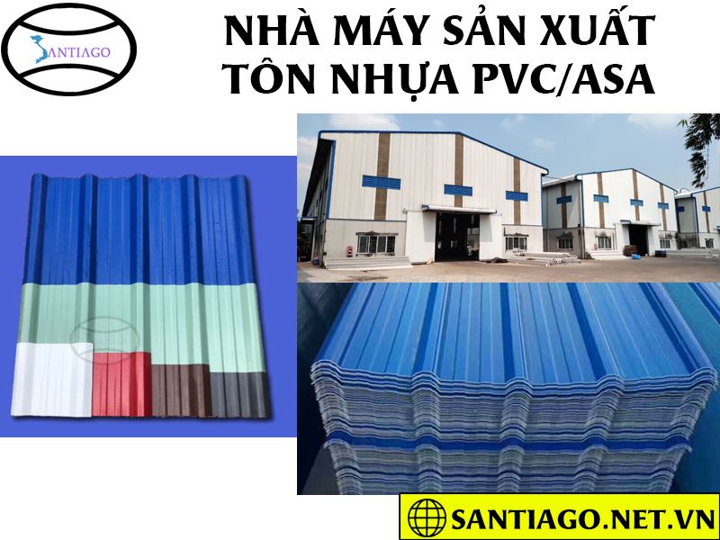 nhà máy sản xuất tôn nhựa pvc asa