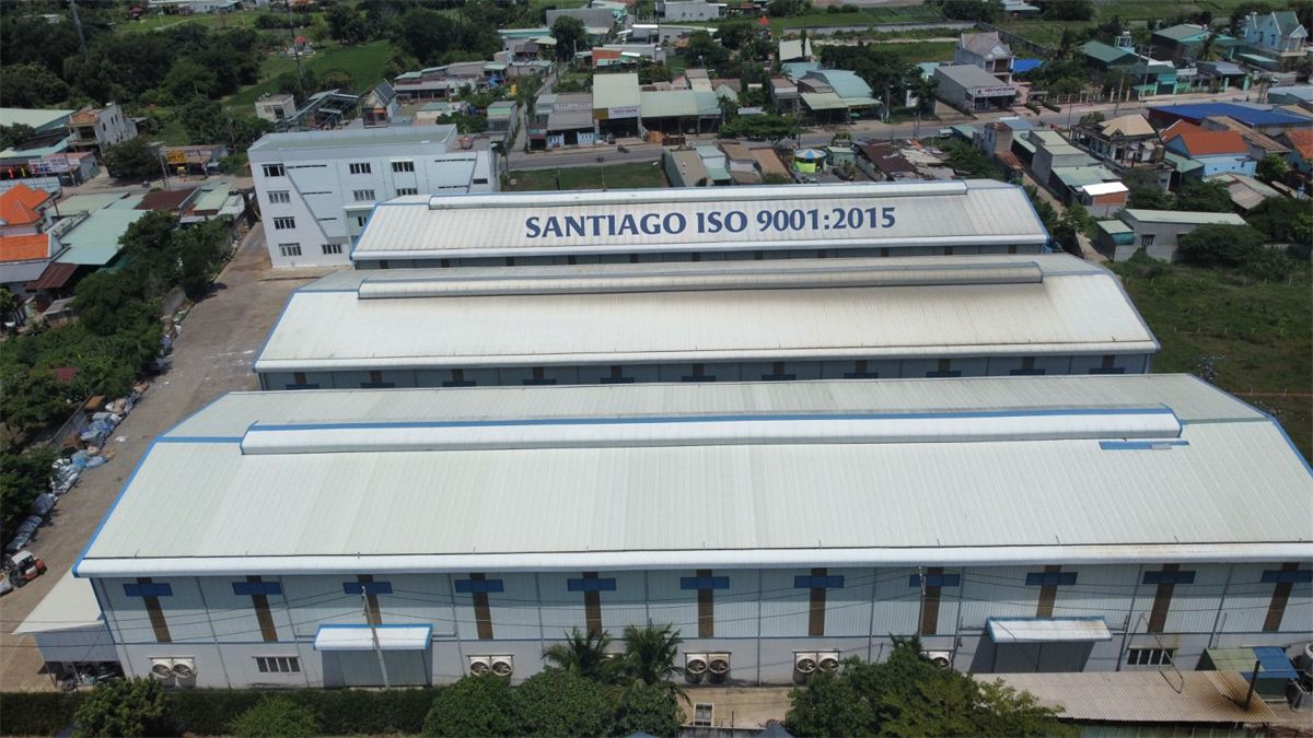 nhà máy tôn ngói nhựa santiago iso 9001 2015