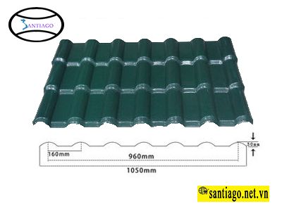 Quy cách tôn giả ngói màu nâu