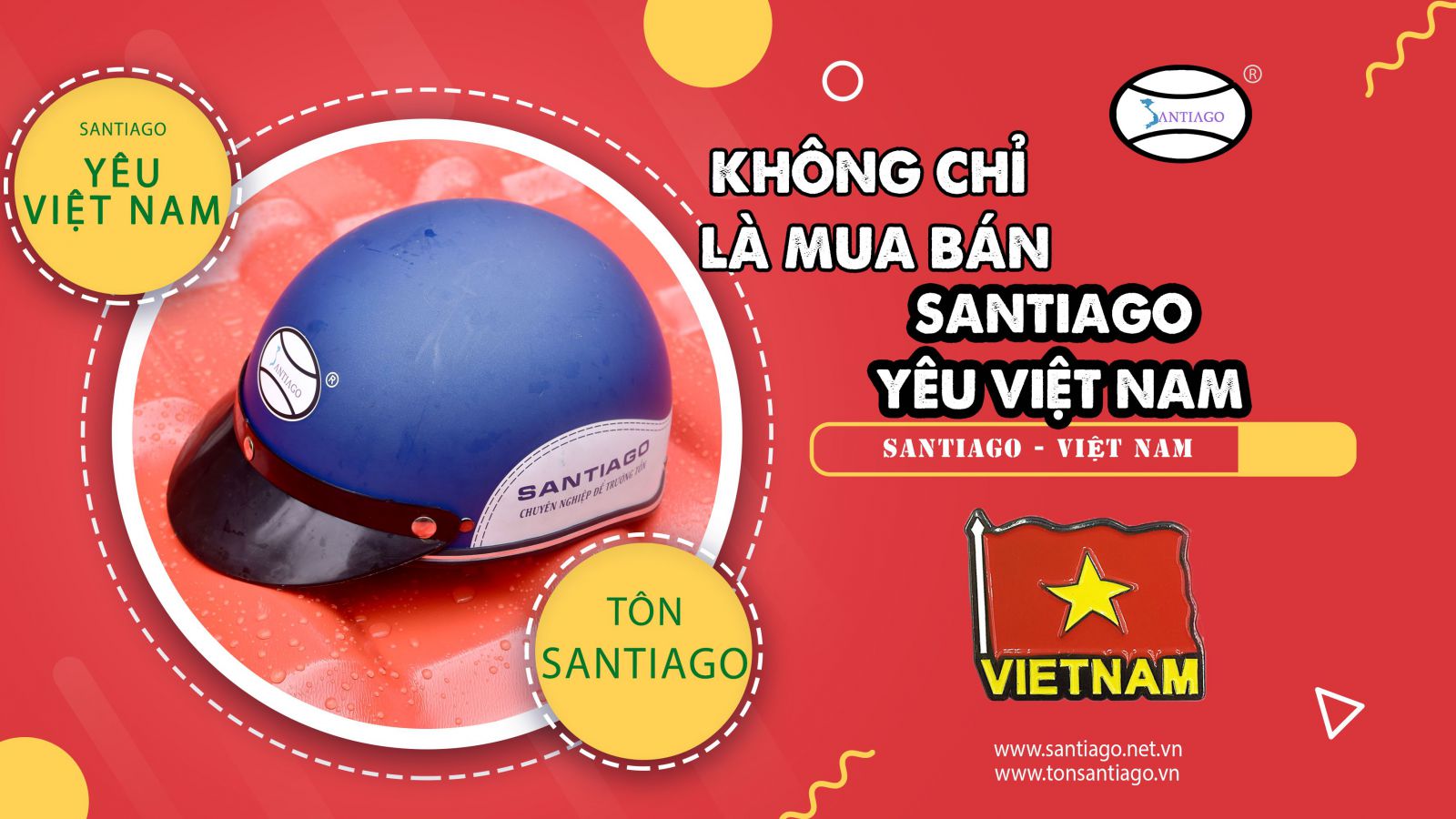 tôn ngói nhựa santiago yêu nước việt nam