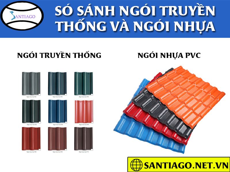 SO SÁNH NGÓI NHỰA VÀ NGÓI TRUYỀN THỐNG