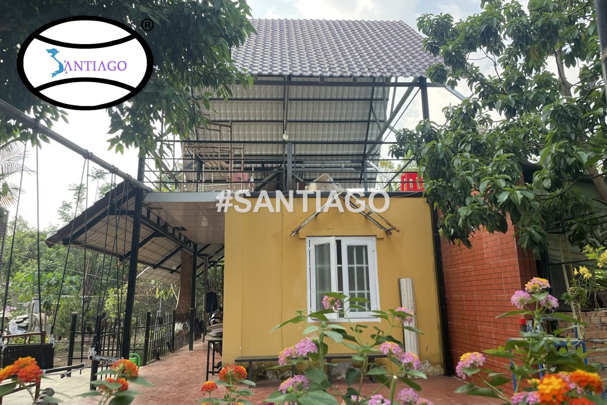 Nhà ở Đồng Xoài sau khi thay mái bằng ngói nhựa