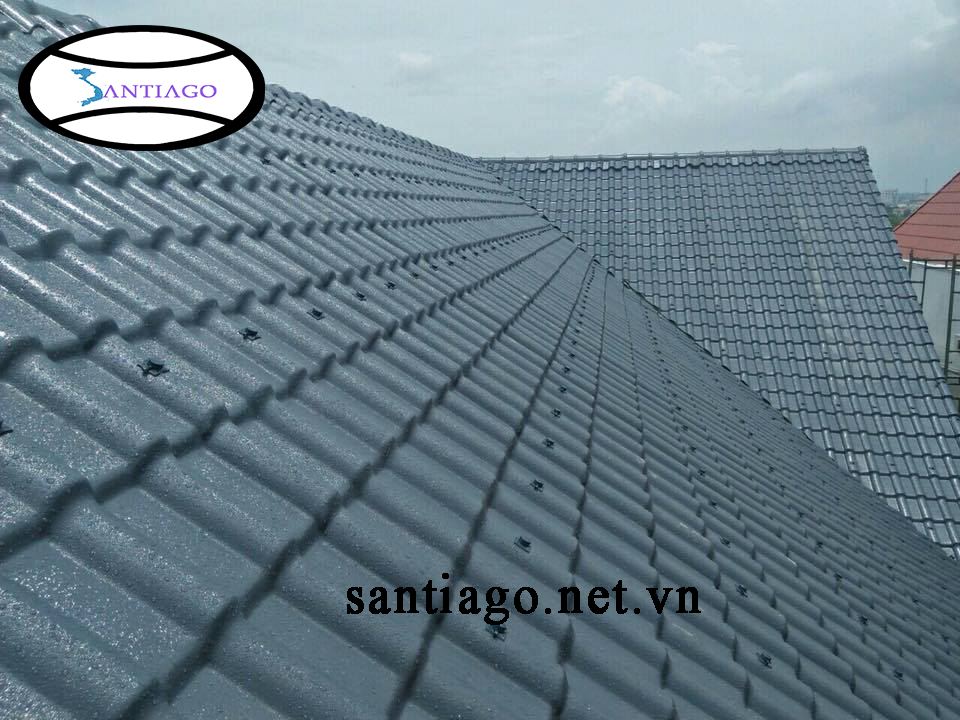 tôn giả ngói màu xám