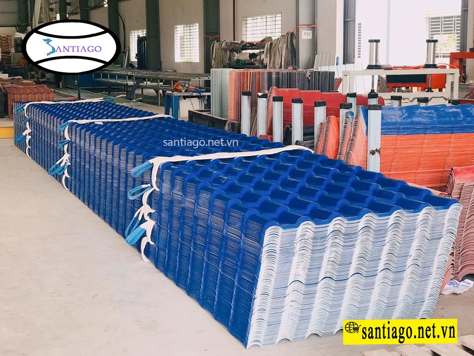 tôn giả ngói màu xanh