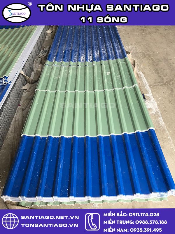 tôn nhựa 11 sóng tại tp hồ chí minh