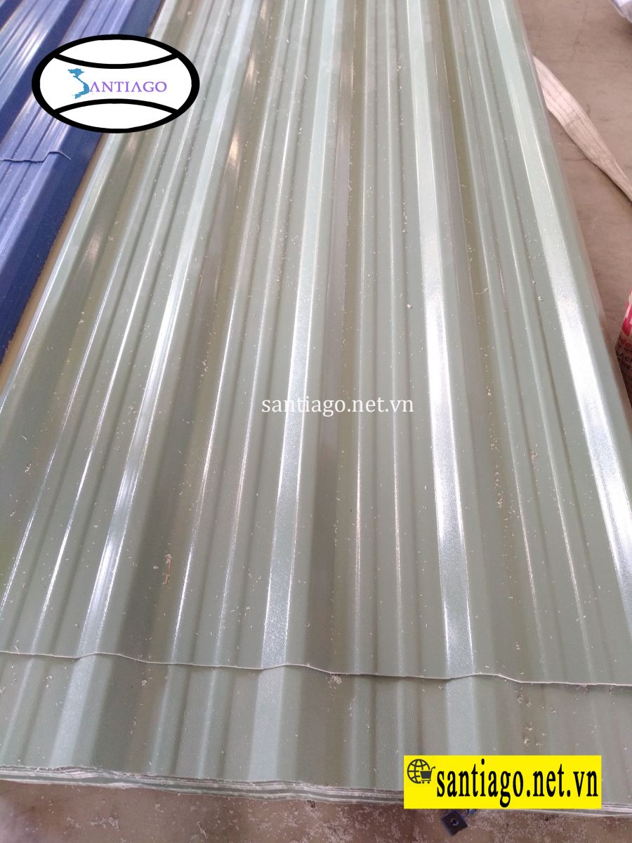Tôn nhựa 5 sóng vuông