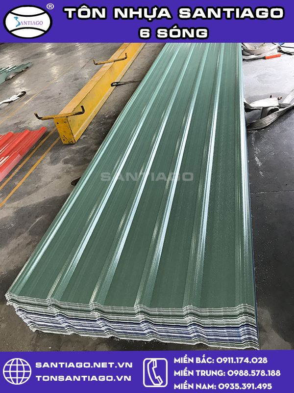 tôn nhựa 6 sóng tại tp hồ chí minh