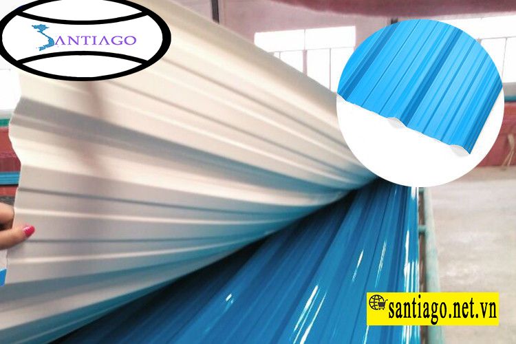 Tấm tôn nhựa 5 sóng vuông