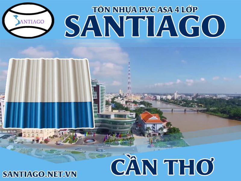 Tôn ngói nhựa Santiago – Cần Thơ