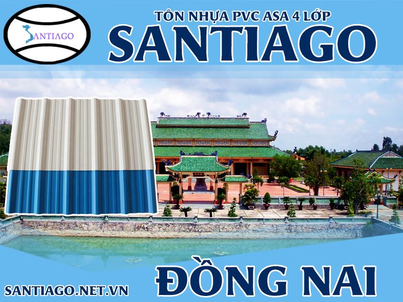 Tôn ngói nhựa Santiago – Đồng Nai