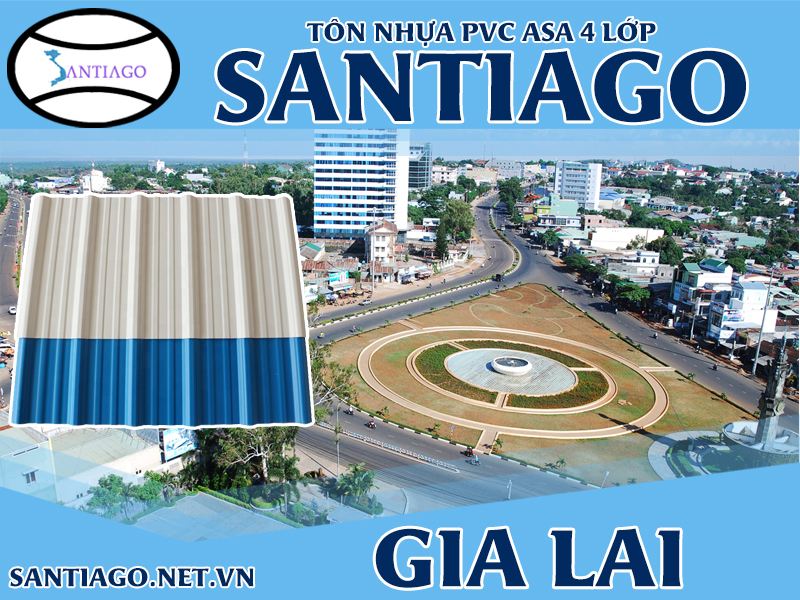 Tôn ngói nhựa Santiago – Gia Lai