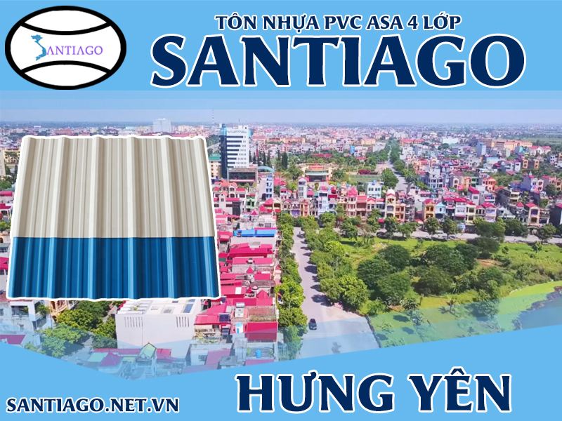 Tôn ngói nhựa Santiago – Hưng Yên