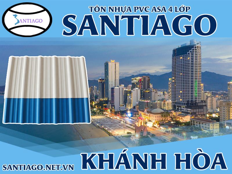 Tôn ngói nhựa Santiago – Khánh Hòa