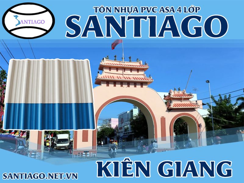 Tôn ngói nhựa Santiago – Kiên Giang