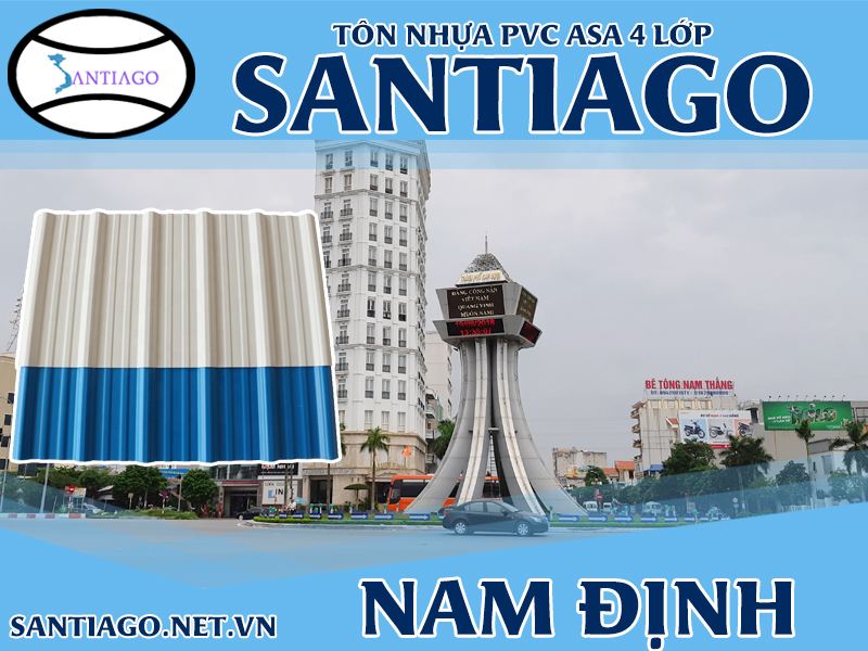 Tôn ngói nhựa Santiago – Nam Định
