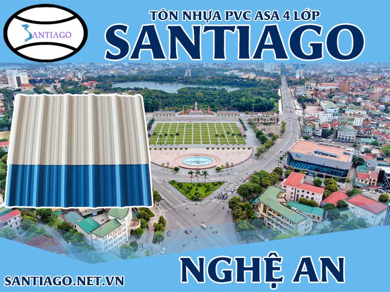 Tôn ngói nhựa Santiago – Nghệ An