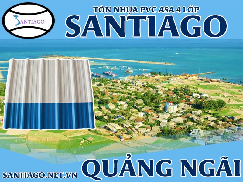 Tôn ngói nhựa Santiago – Quảng Ngãi