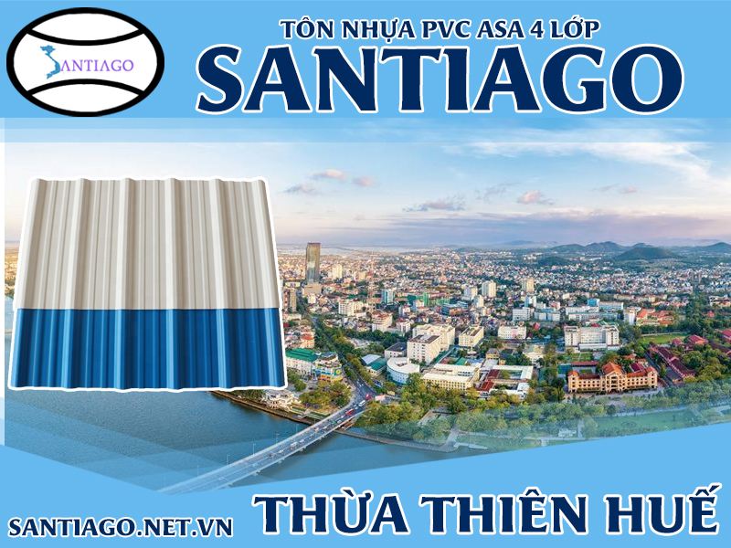 Tôn ngói nhựa Santiago – Huế