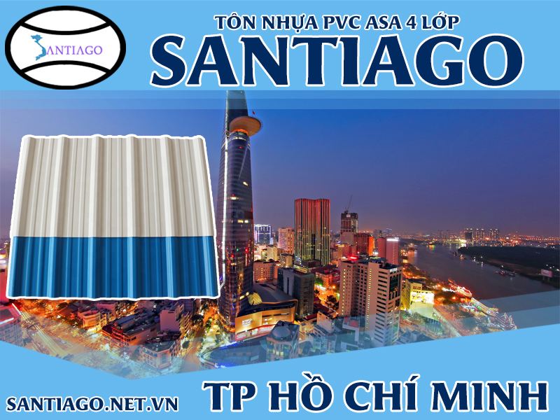 Tôn ngói nhựa Santiago – TP.HCM