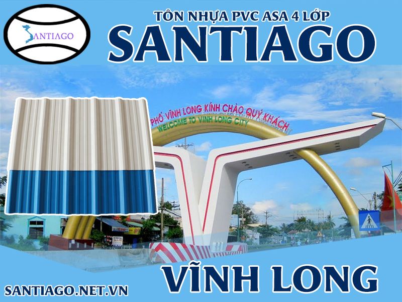 Tôn ngói nhựa Santiago – Vĩnh Long