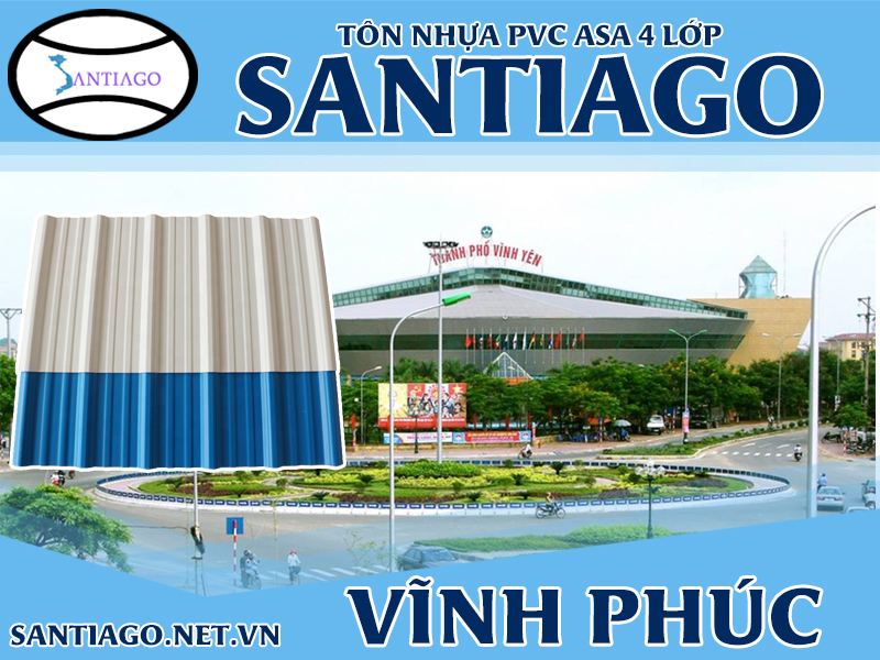 Tôn ngói nhựa Santiago – Vĩnh Phúc