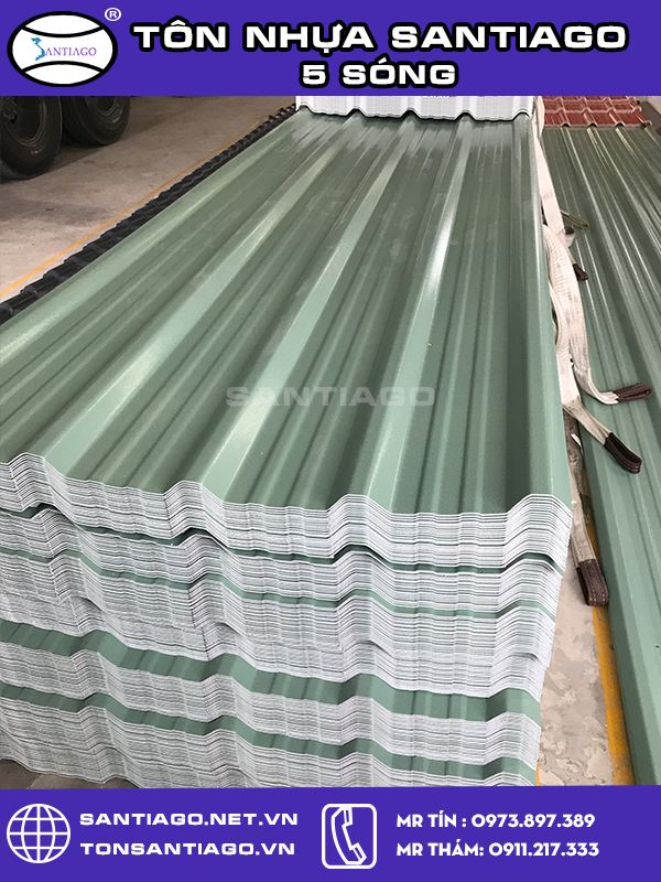 Tôn nhựa PVC/ASA Santiago