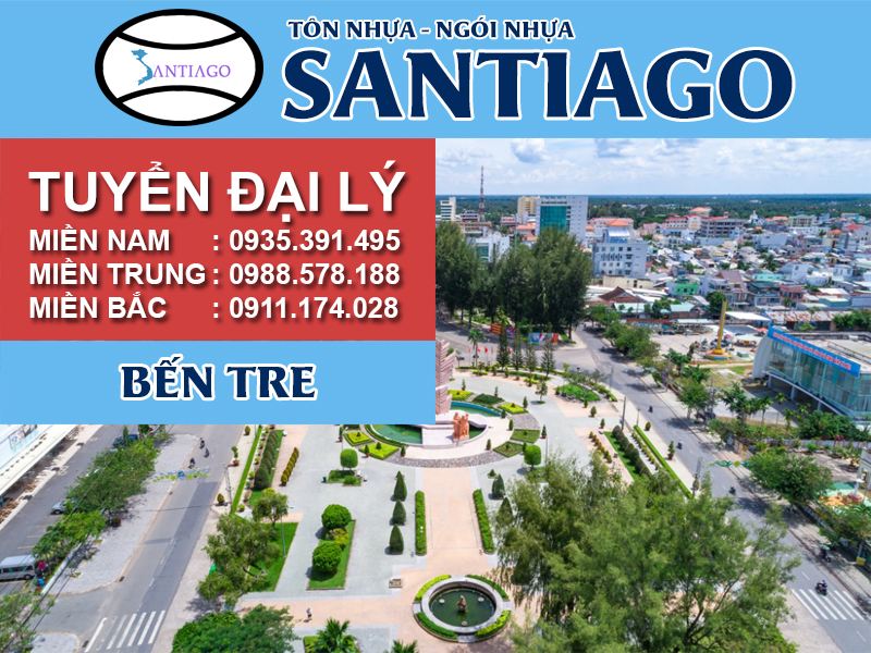 Tôn ngói nhựa Santiago – Bến Tre