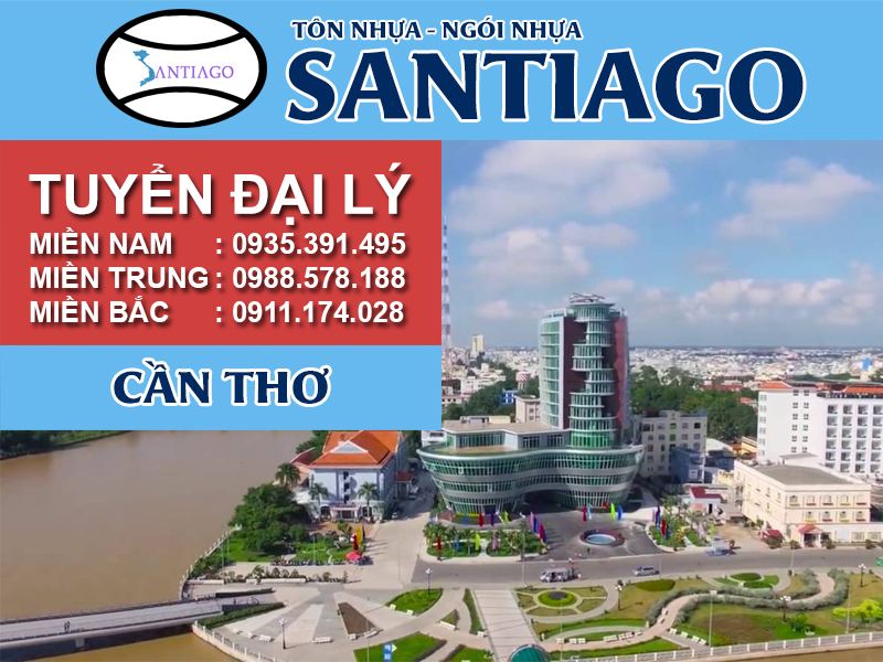 Tôn ngói nhựa Santiago – Cần Thơ